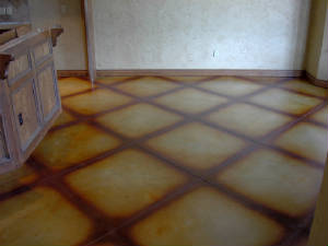 Stained Concrete in Tulsa, Oklahoma